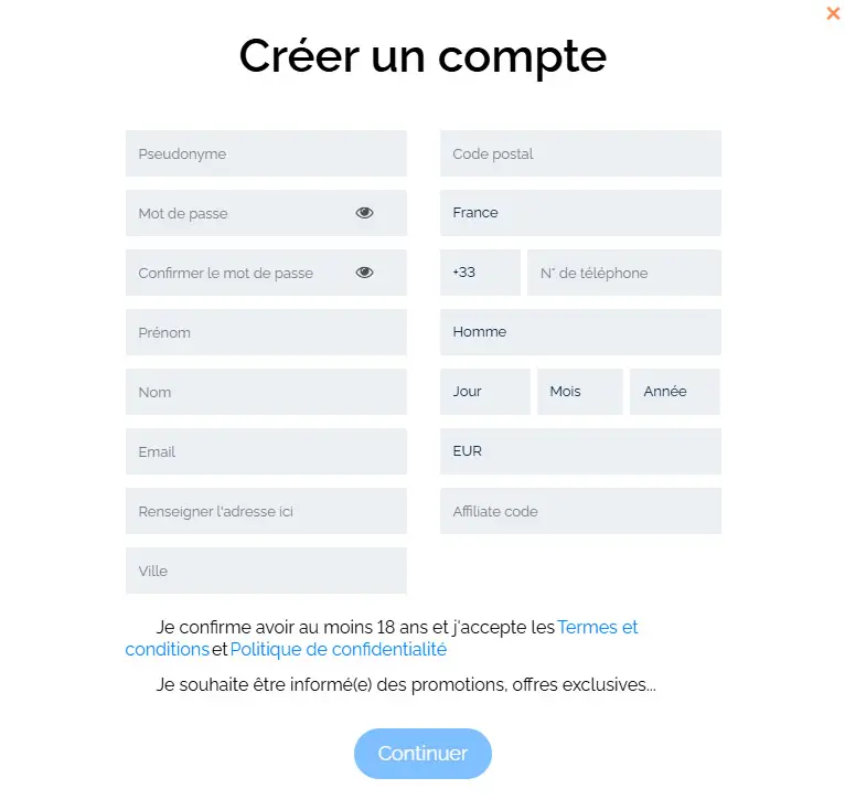 Rrr Casino registration process