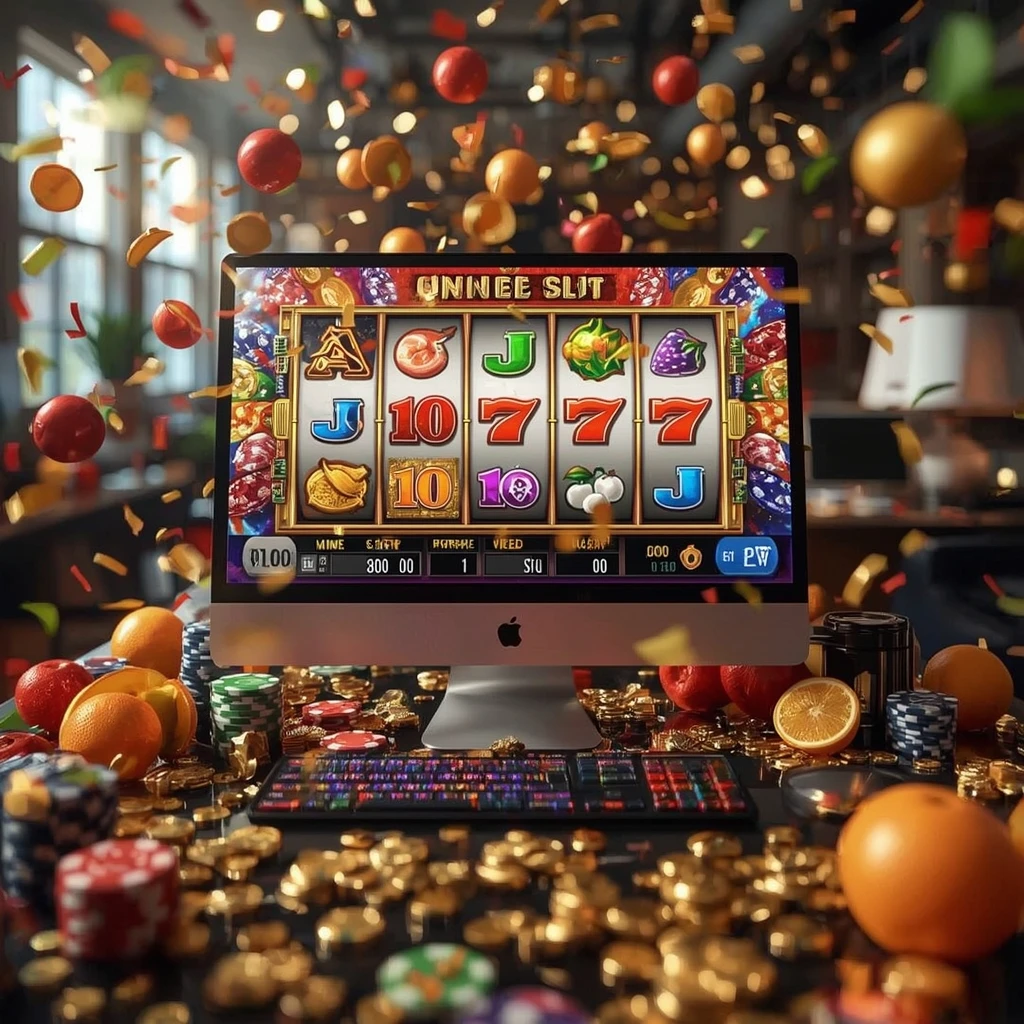 slot machines on the monitor RRR CASINO