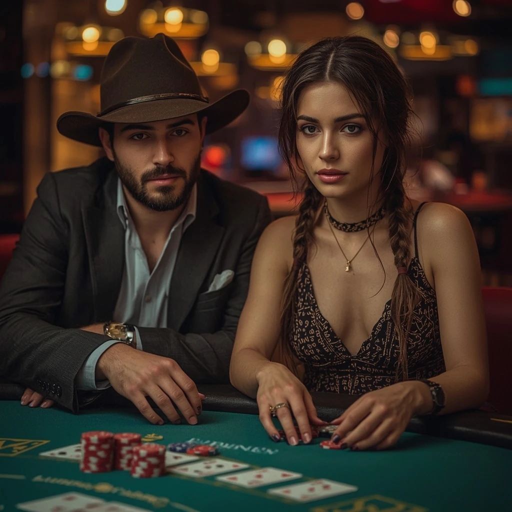 photo of two poker players RRR CASINO